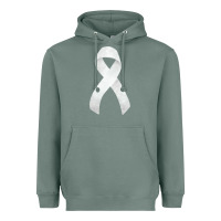 Sage lung cancer ribbon fa element Heavyweight Hoodie - FaDigitalArtStudio