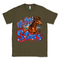 Army Green oh my stars horse Classic Tee - Zillion Design Studio