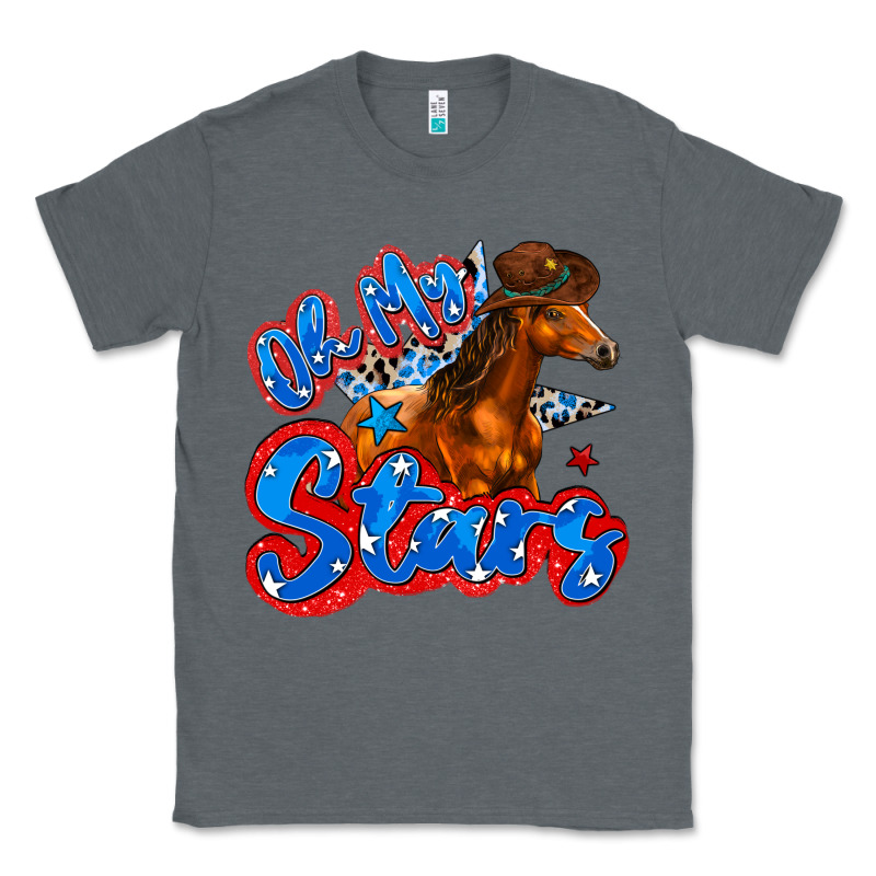 Oh My Stars Horse Classic Tee by Zillion Design Studio | Teevron