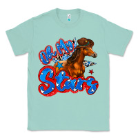 Seafoam oh my stars horse Classic Tee - Zillion Design Studio