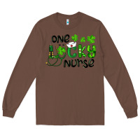 Chestnut one lucky nurse Long Sleeve Tee - RanaPortraitStore