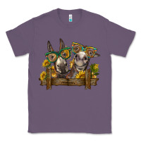 Lavender 2 donkeys with sunflowers Classic Tee - BarkalooDesign