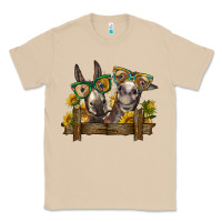 Mushroom 2 donkeys with sunflowers Classic Tee - BarkalooDesign