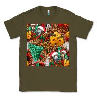 Army Green christmas donkeys Classic Tee - FaDigitalArtStudio