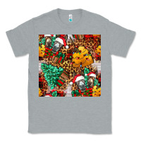 Heather Grey christmas donkeys Classic Tee - FaDigitalArtStudio