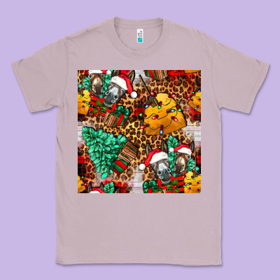 Christmas Donkeys Classic Tee Designed By Fadigitalartstudio
