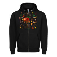 Black one dope teacher Zipper Hoodie - texasbilliewilder