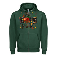 Sports Green one dope teacher Zipper Hoodie - texasbilliewilder