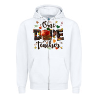 White one dope teacher Zipper Hoodie - texasbilliewilder