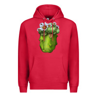 Cardinal blossfeldia cacti Premium Hoodie - LillyAllenDesigns