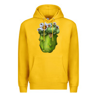 Lemon blossfeldia cacti Premium Hoodie - LillyAllenDesigns