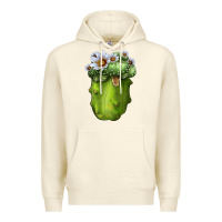 Sandshell blossfeldia cacti Premium Hoodie - LillyAllenDesigns
