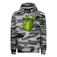 Slate Camo blossfeldia cacti Premium Hoodie - LillyAllenDesigns