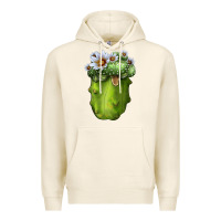 Tofu blossfeldia cacti Premium Hoodie - LillyAllenDesigns