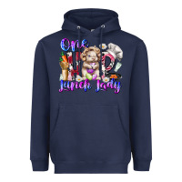 Navy one hop lunch day Heavyweight Hoodie - RacoonDesign