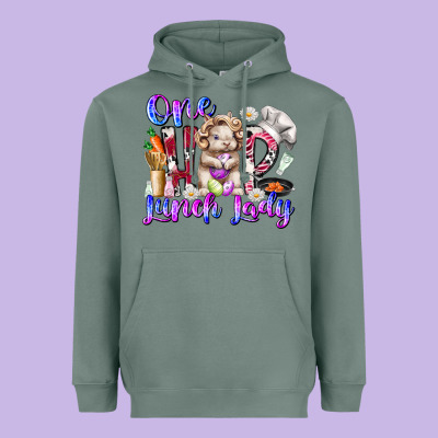 One Hop Lunch Day Heavyweight Hoodie Designed By Racoondesign
