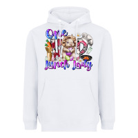 White one hop lunch day Heavyweight Hoodie - RacoonDesign