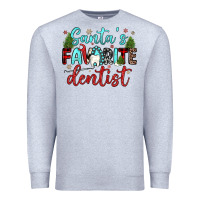 Heather Grey santas favorite dentist Premium Sweatshirt - JahusDesignShop