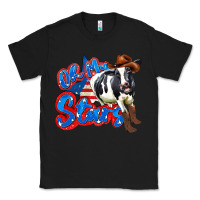 Black oh my stars cow Classic Tee - Zillion Design Studio