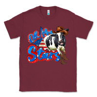 Burgundy oh my stars cow Classic Tee - Zillion Design Studio