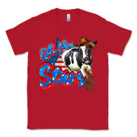 Red oh my stars cow Classic Tee - Zillion Design Studio