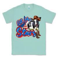 Seafoam oh my stars cow Classic Tee - Zillion Design Studio