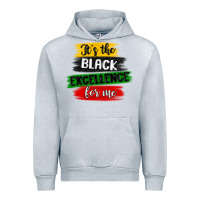 Heather Grey it s the black excellence for me Urban Hoodie - MaliasSmallBusiness