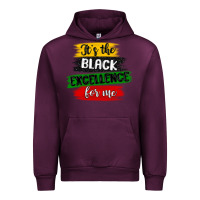 Mauve Wine it s the black excellence for me Urban Hoodie - MaliasSmallBusiness