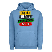 Pigment Pebble Blue it s the black excellence for me Urban Hoodie - MaliasSmallBusiness