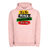 Pigment Salmon it s the black excellence for me Urban Hoodie - MaliasSmallBusiness
