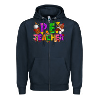 Navy p.e. teacher cinco de mayo Zipper Hoodie - texasbilliewilder