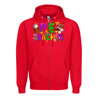 Red p.e. teacher cinco de mayo Zipper Hoodie - texasbilliewilder