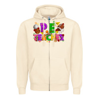 Sandshell p.e. teacher cinco de mayo Zipper Hoodie - texasbilliewilder