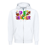 White p.e. teacher cinco de mayo Zipper Hoodie - texasbilliewilder