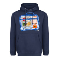Navy lunchbox fa element Heavyweight Hoodie - FaDigitalArtStudio
