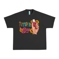 Pigment Black western sunflowers nail boss Urban Heavy Tee - Artiststas