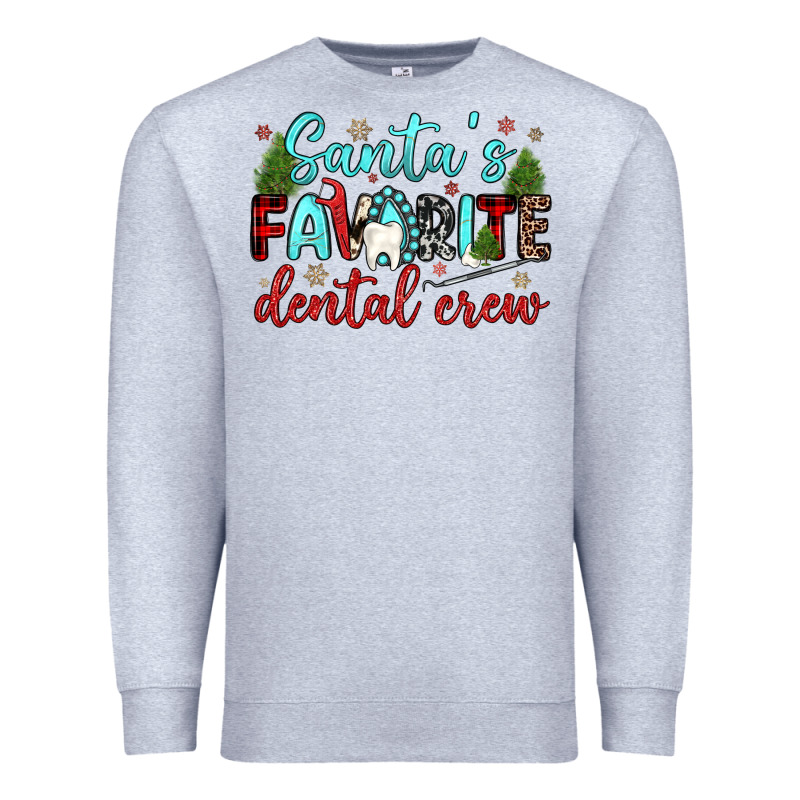 Santas Favorite Dental Crew Premium Sweatshirt by JahusDesignShop | Teevron