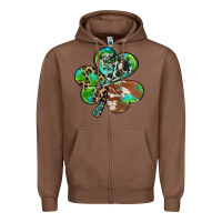 Chestnut western shamrock Zipper Hoodie - RanaPortraitStore