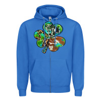 True Royal western shamrock Zipper Hoodie - RanaPortraitStore