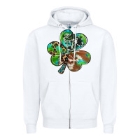 White western shamrock Zipper Hoodie - RanaPortraitStore