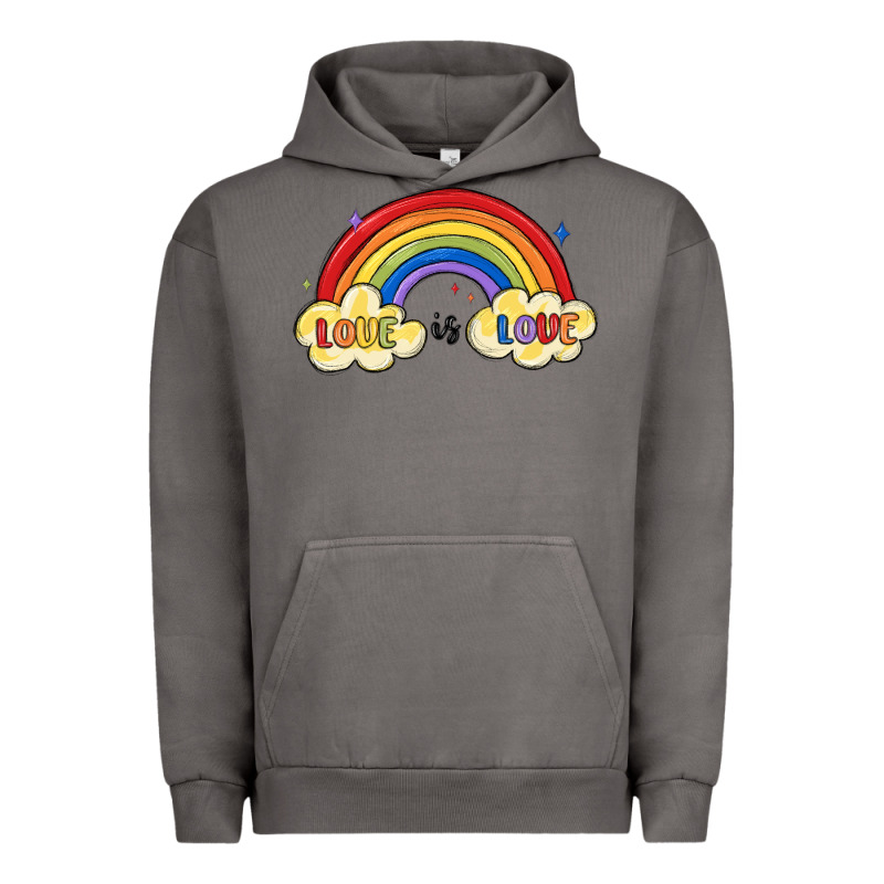 Love Is Love Lgbtq Urban Hoodie by MaliasSmallBusiness | Teevron