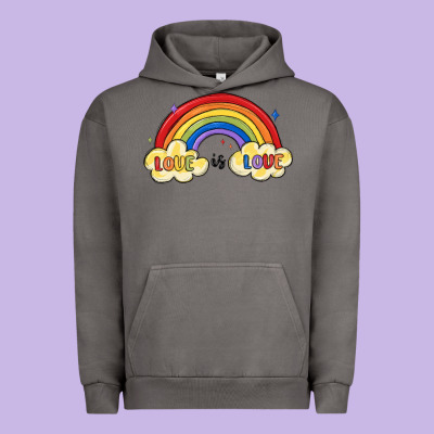 Love Is Love Lgbtq Urban Hoodie Designed By Maliassmallbusiness