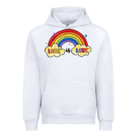 White love is love lgbtq Urban Hoodie - MaliasSmallBusiness