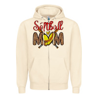 Sandshell softball mom Zipper Hoodie - Zillion Design Studio