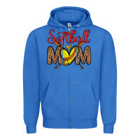 True Royal softball mom Zipper Hoodie - Zillion Design Studio
