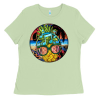 Matcha pineapple relaxing Ladies Tee - BarkalooDesign