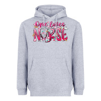 Heather Grey one loves nurse Heavyweight Hoodie - RacoonDesign