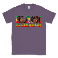 Lavender black is beautiful juneteenth Classic Tee - texasbilliewilder
