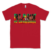 Red black is beautiful juneteenth Classic Tee - texasbilliewilder