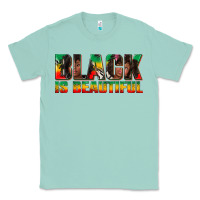 Seafoam black is beautiful juneteenth Classic Tee - texasbilliewilder